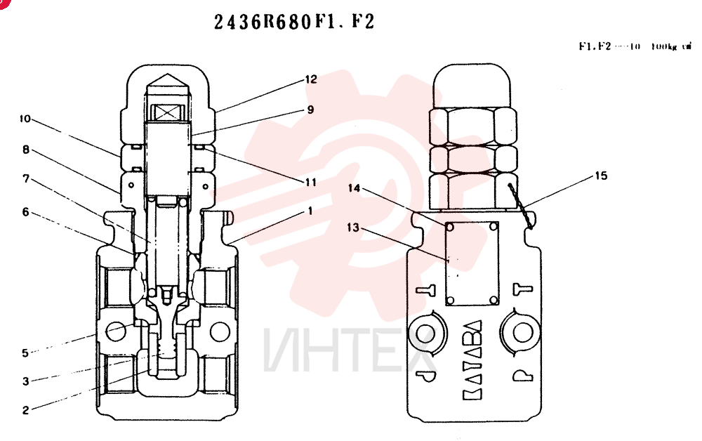 VALVE PRESSURE RELIE 2436R680F1