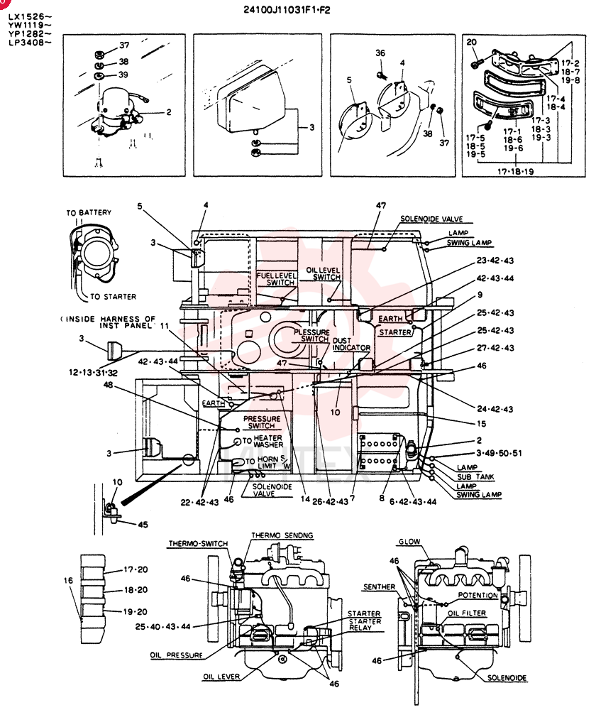 WIRING ASSY, ELEC 24100J11031F1