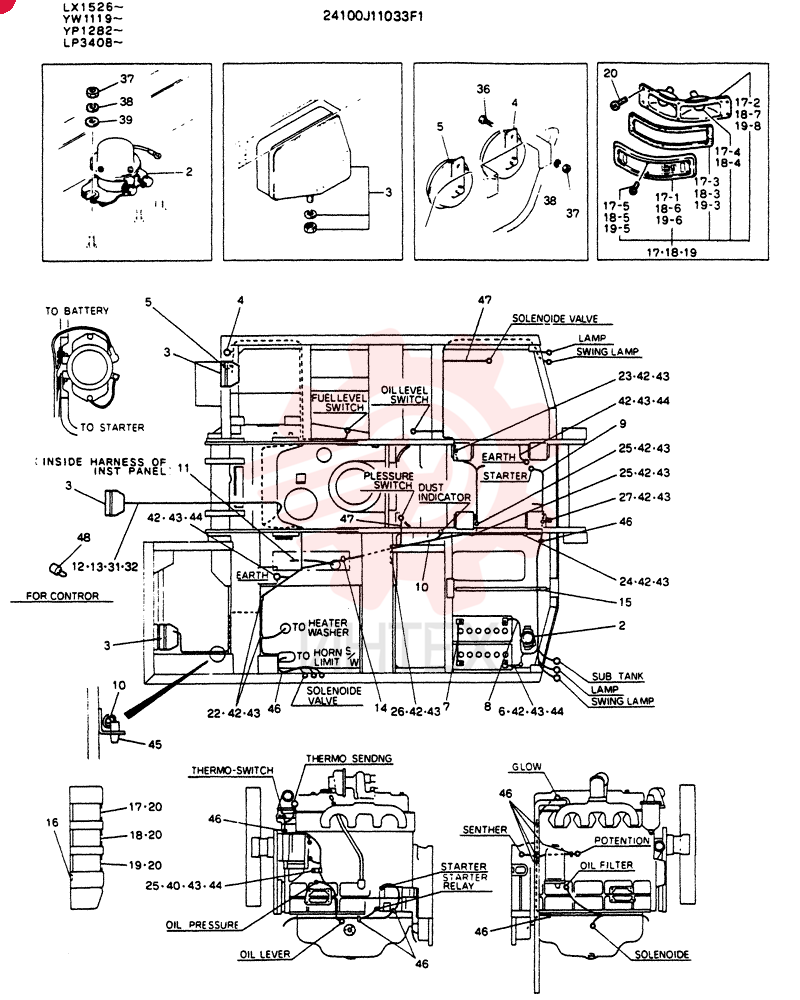 WIRING ASSY, ELEC 24100J11033F1