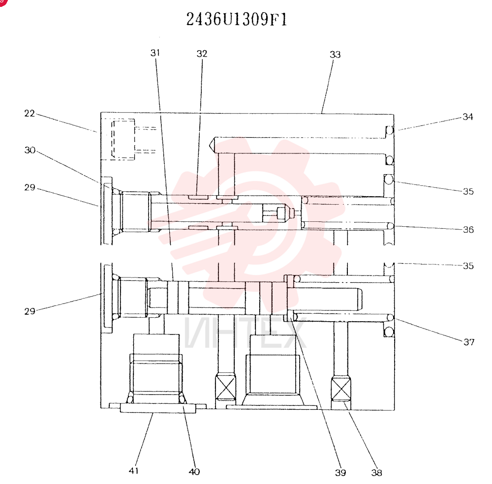 HYDRAULIC VALVE 2436U1309F1
