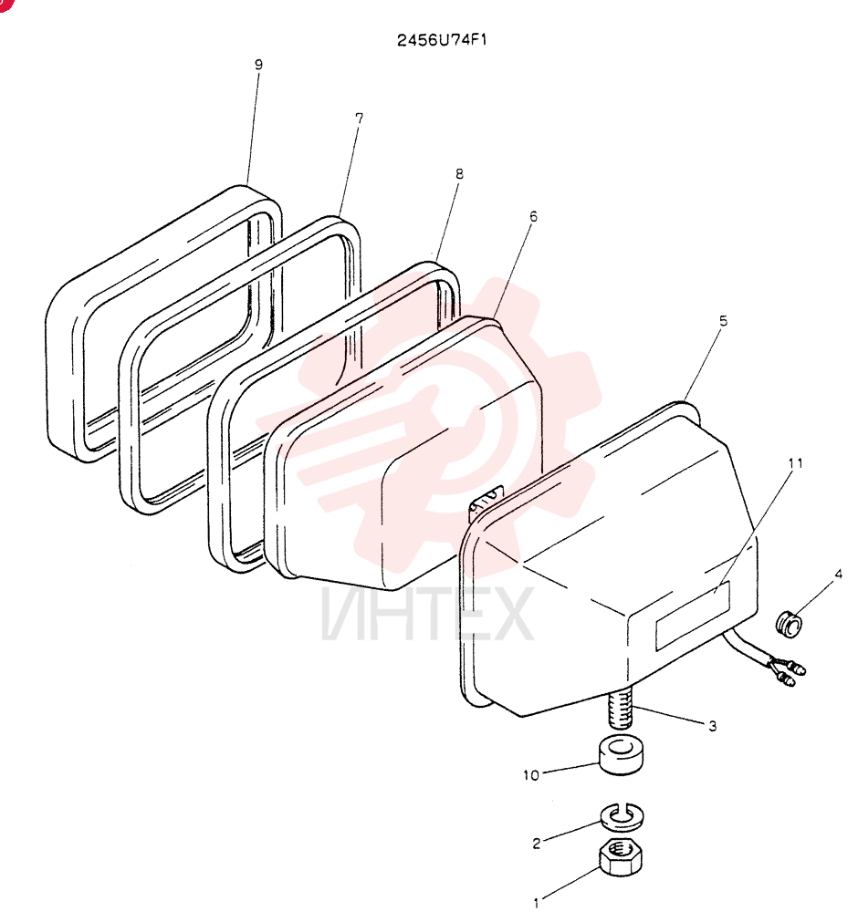 LIGHT ASSY. 2456U74F1