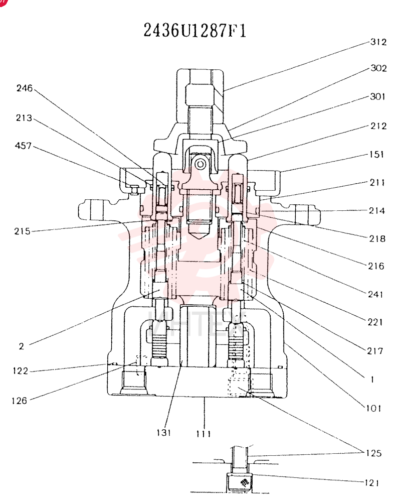PILOT VALVE 2436U1287F1