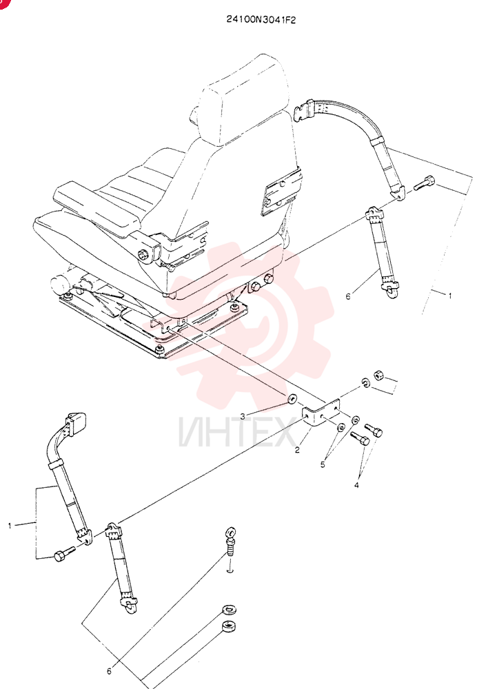 SEAT BELT 24100N3041F2