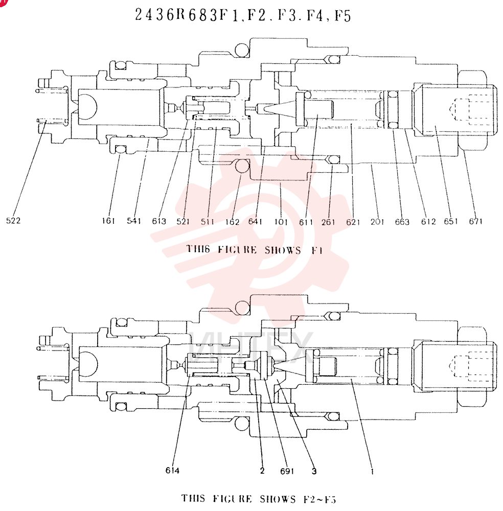 VALVE PRESSURE RELIE 2436R683F1