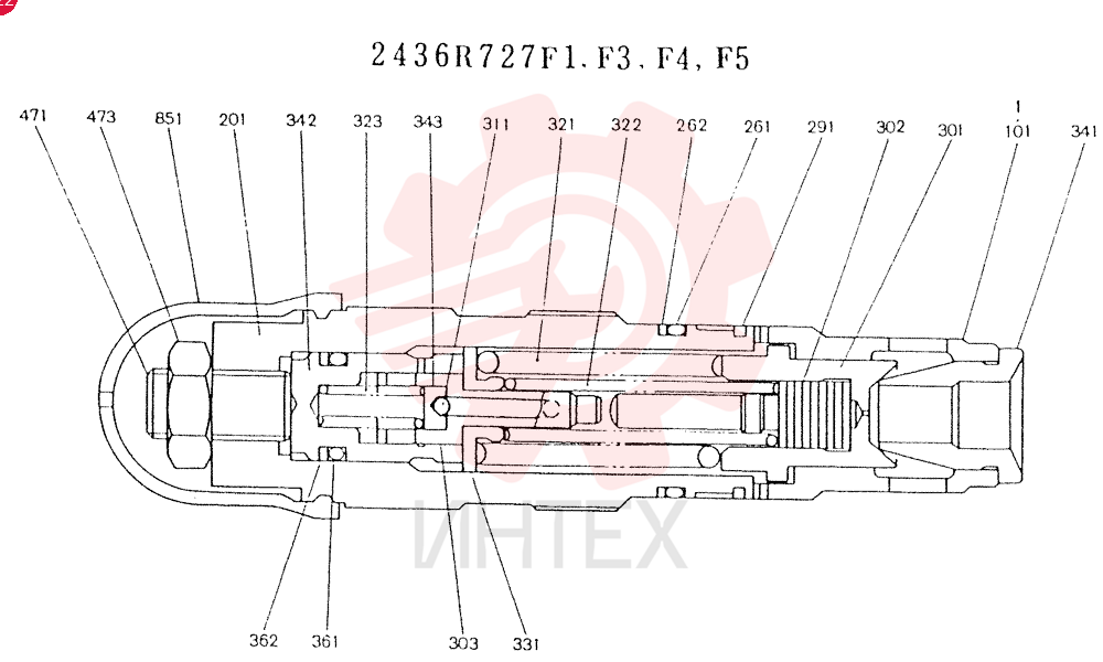 VALVE PRESSURE RELIE 2436R727F1