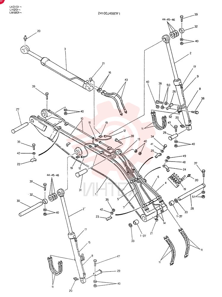 BOOM ASSY, 3.3 M