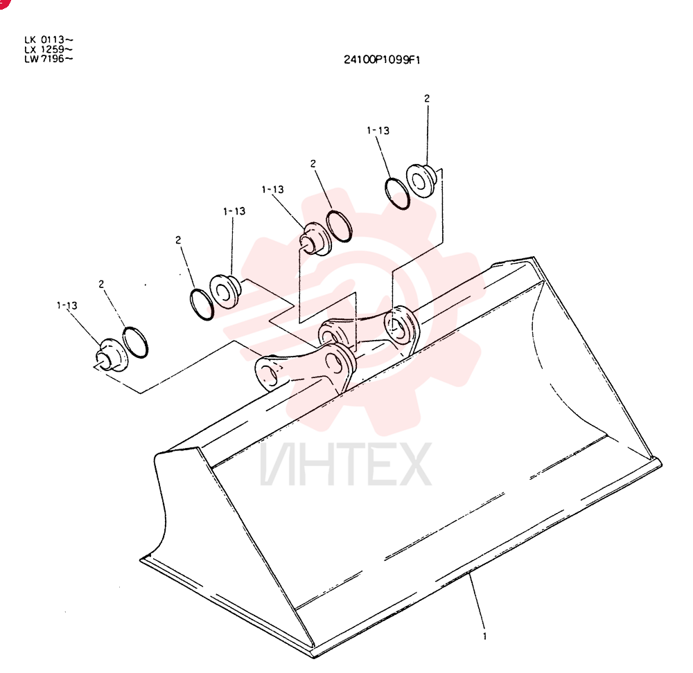 BUCKET  ASSY 24100P1099F1 (1)