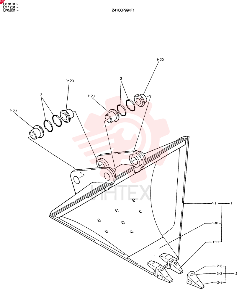 BUCKET ASSY 24100P994F1 (2)