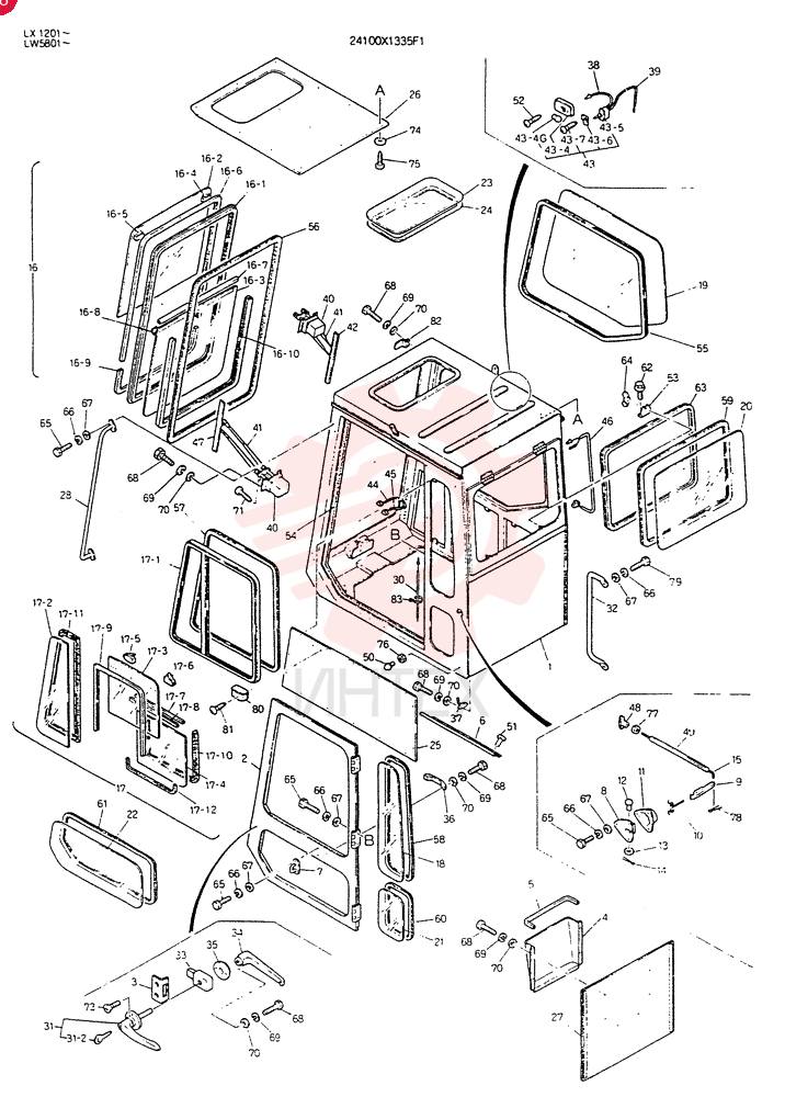 CAB ASSY 24100X1335F1 (1)
