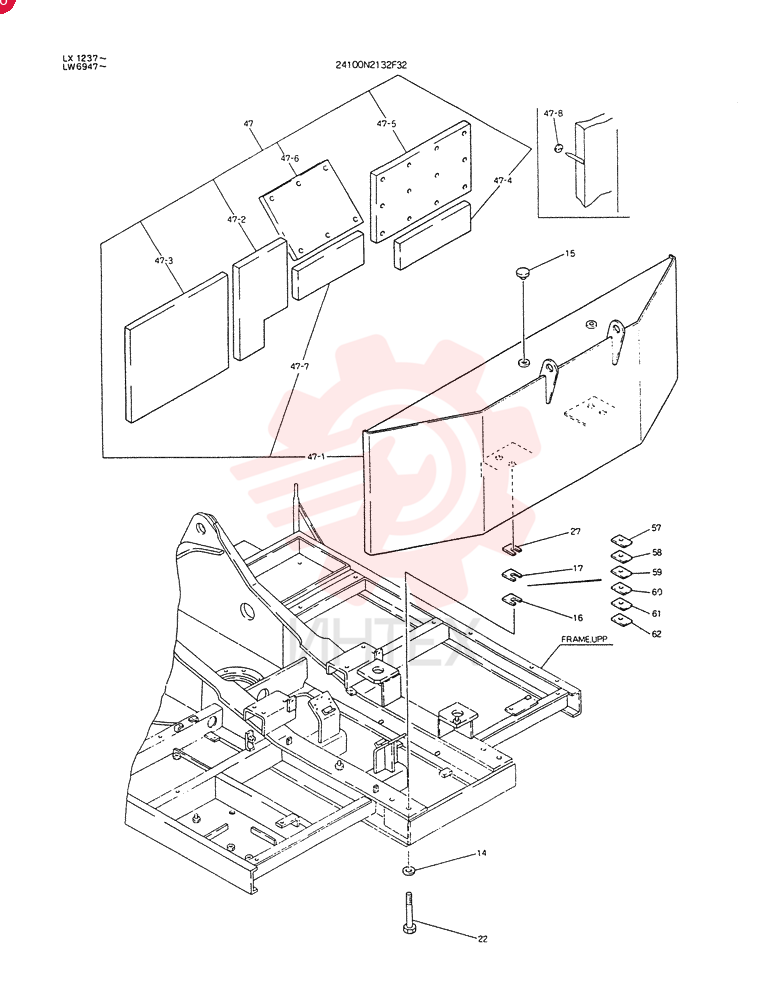 COUNTER-WEIGHT ASSY (FOR EXPORT) 24100N2132F32 (1)