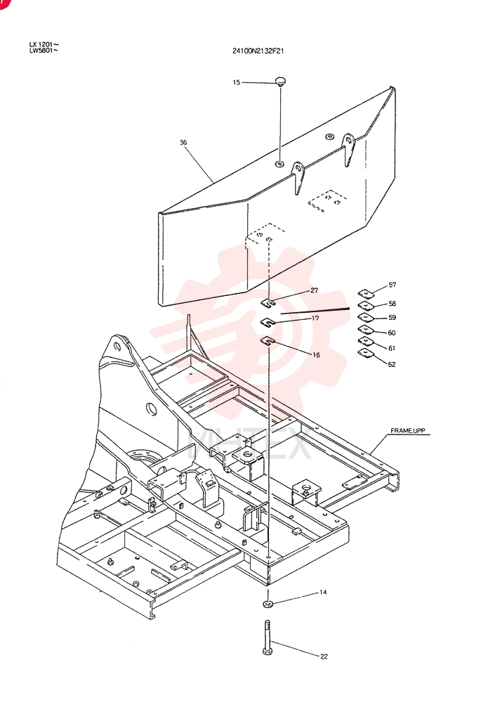 COUNTER-WEIGHT (FOR EXPORT) 24100N2132F21 (2)