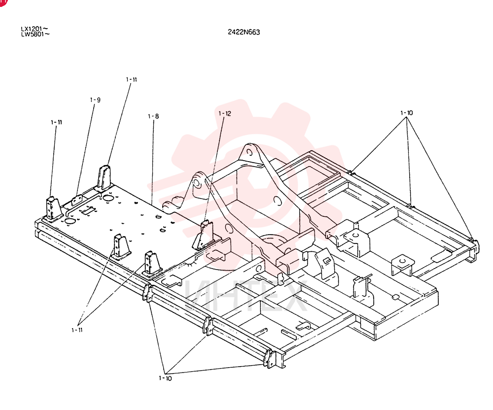 FRAME, UPP 2422N663 (1)