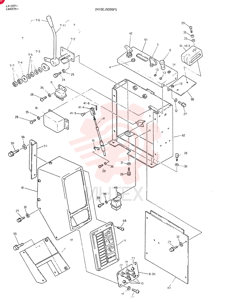 PANEL ASSY, INST 24100J5095F5 (1)
