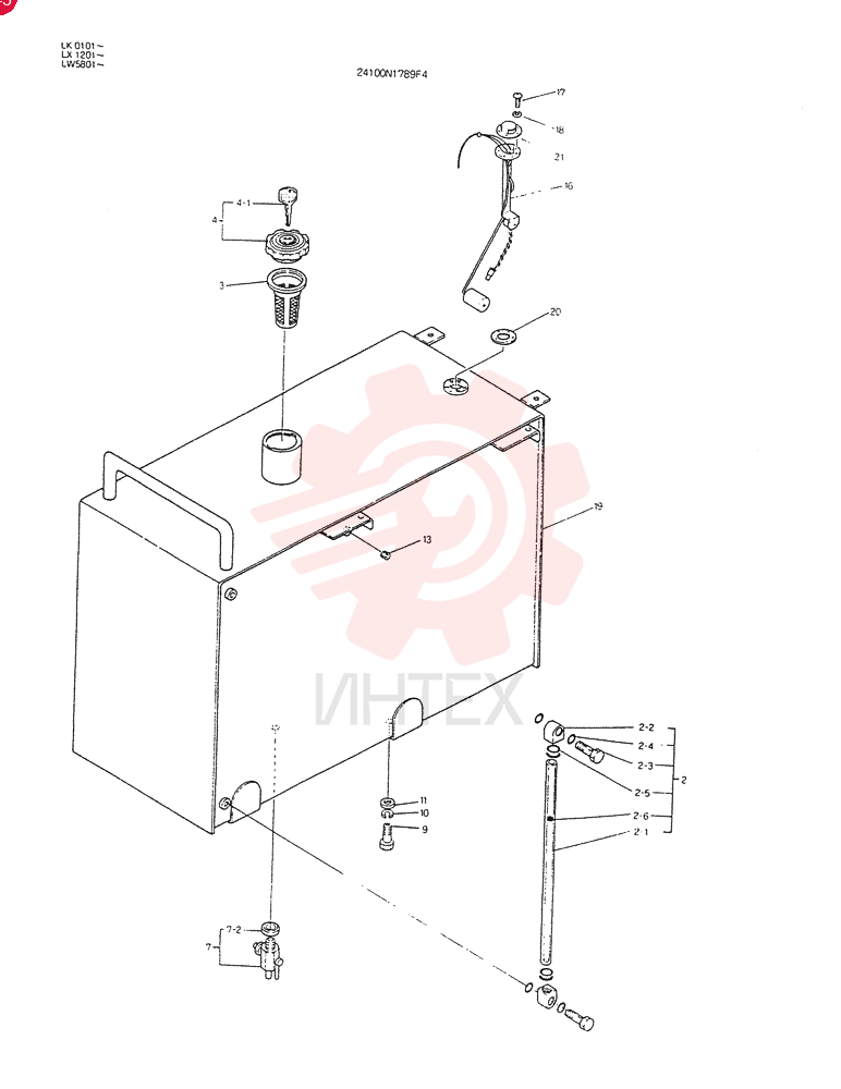 TANK ASSY,FUEL 24100N1789F4 (2)