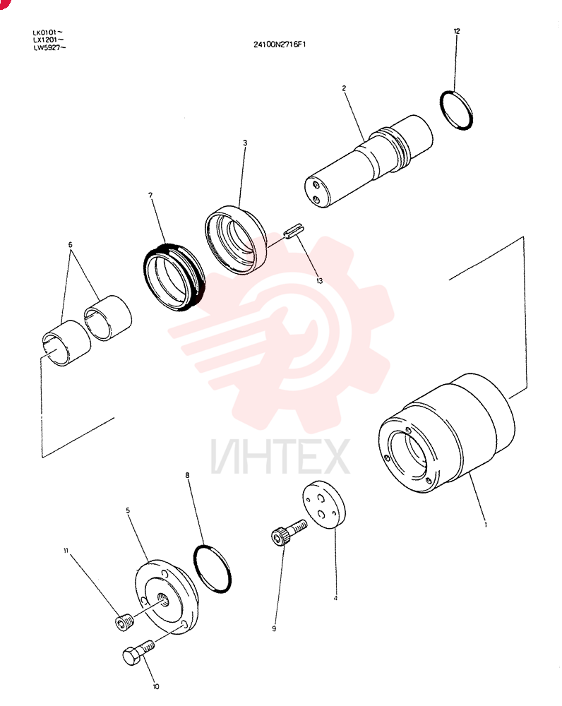 TRACK ROLLER 24100N2716F1 (2)