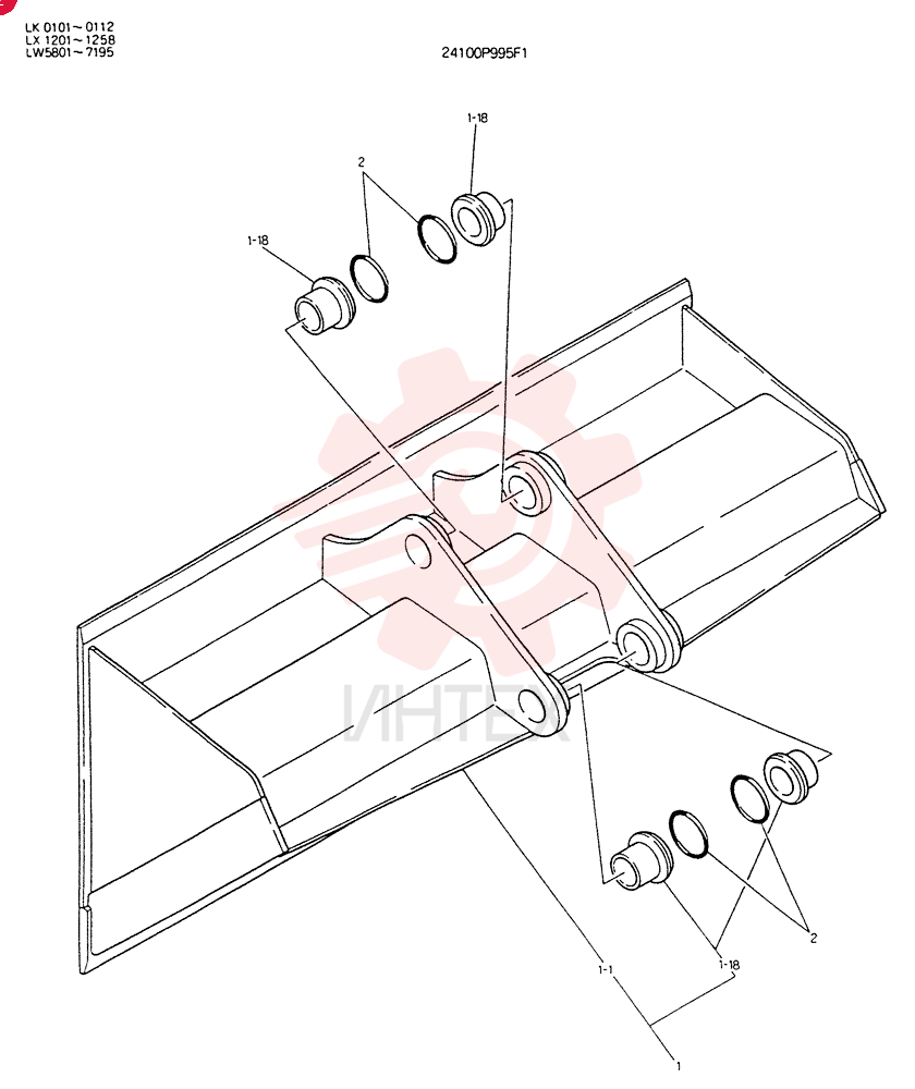 BUCKET ASSY 24100P995F1