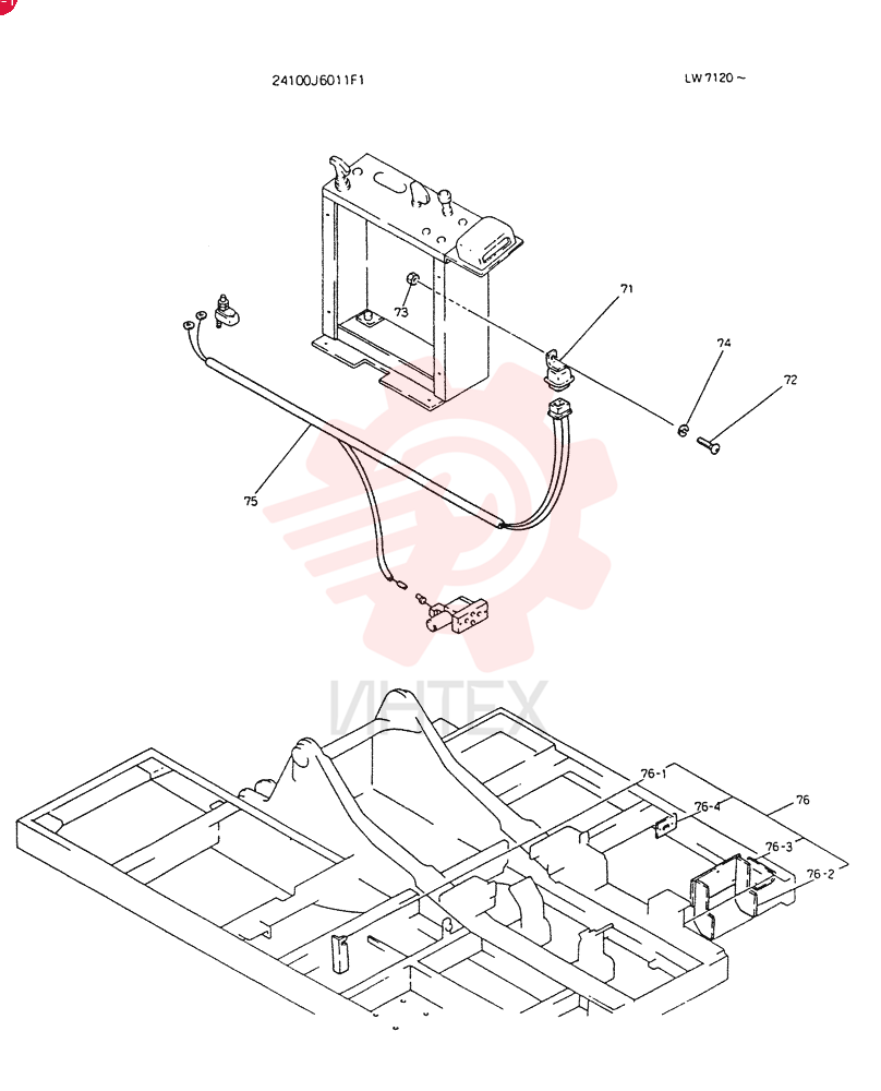CONTROL ASSY (DOZER) (FOR EXPORT) 24100J6011F1 (1)