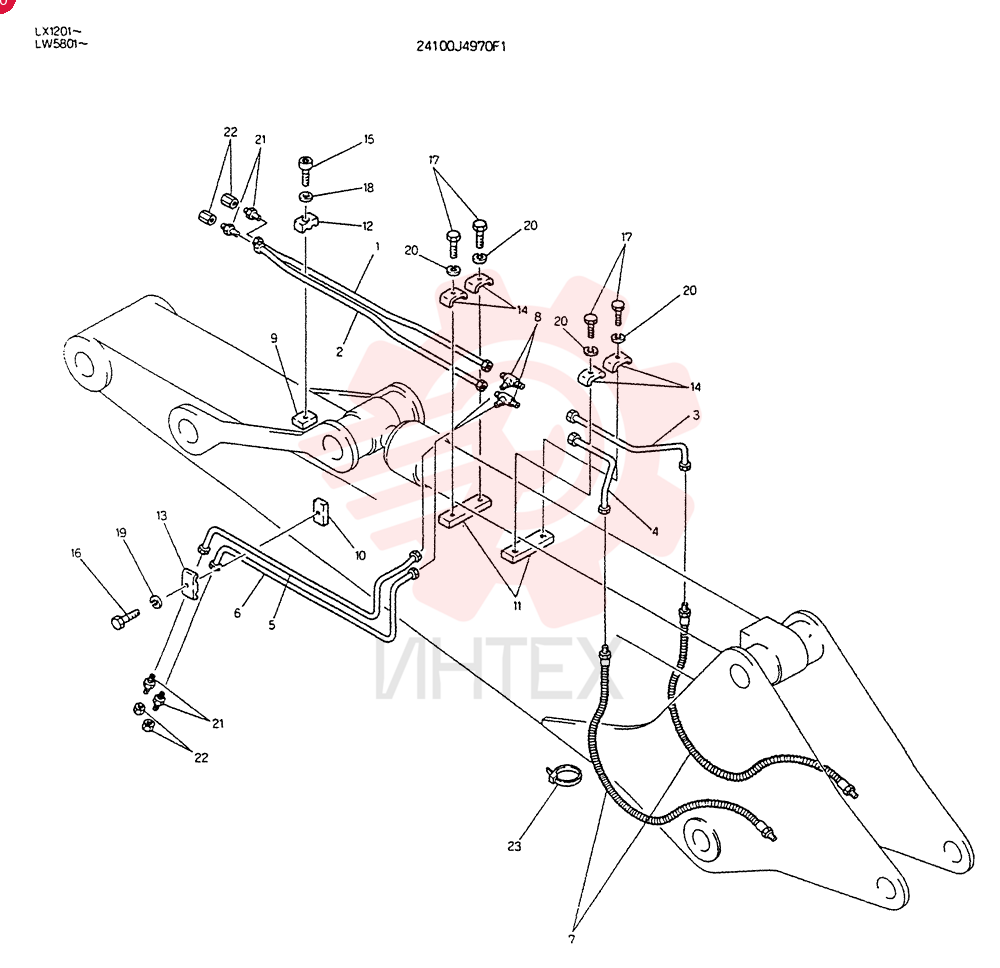 INSTAL,HYDR LINES 24100N2358F1