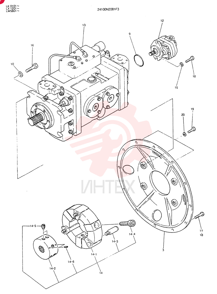 PUMP ASSY, CONNECT (FOR SILENCE) 24100N2081F3