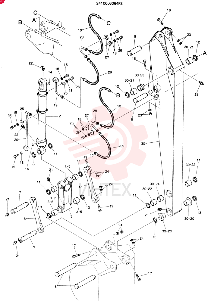 ARM ASSY 24100J6064F2