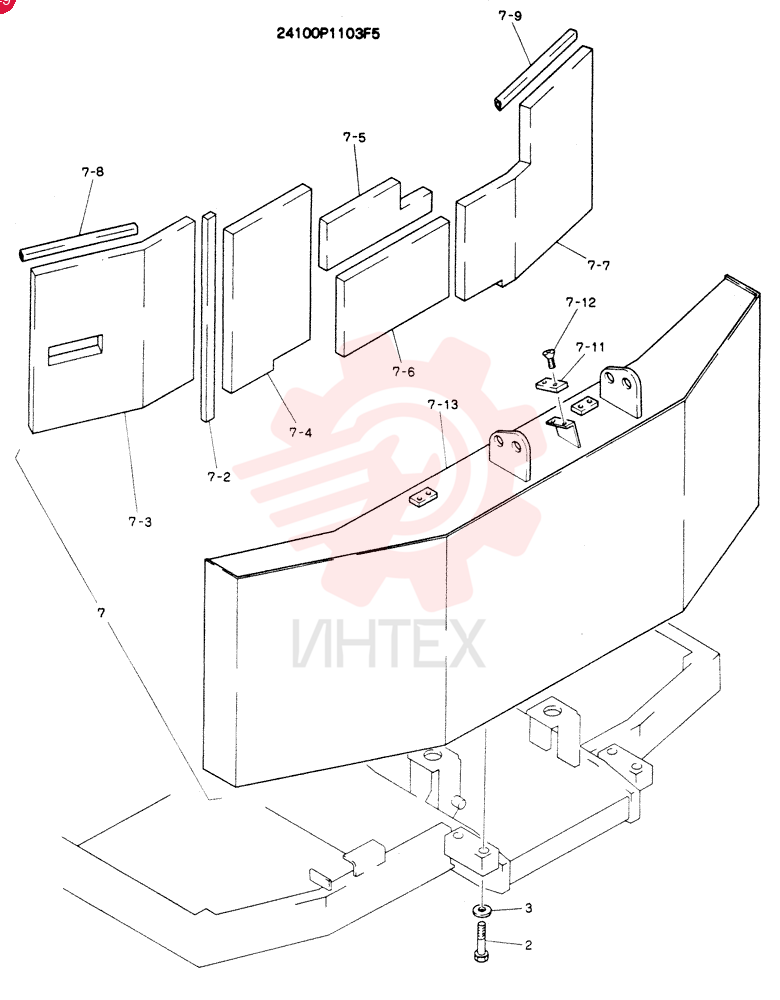 COUNTER-WEIGHT ASSY 24100P1103P5