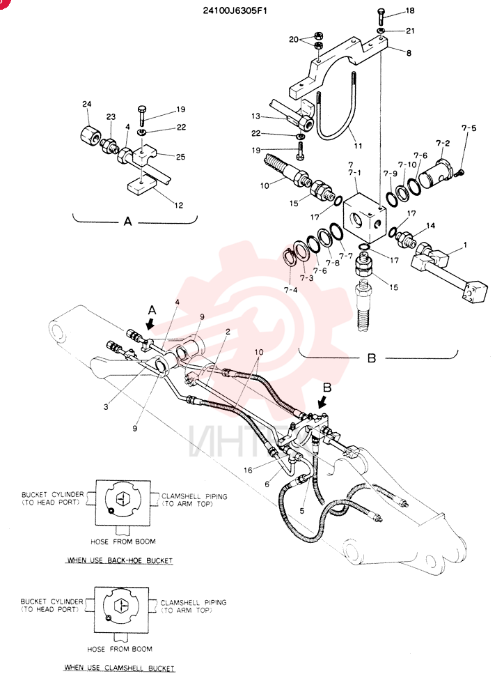 INSTAL,HYDR LINES 24100J6305F1