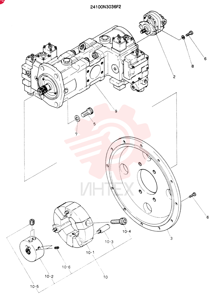 PUMP ASSY,CONNECT 24100N3036F2