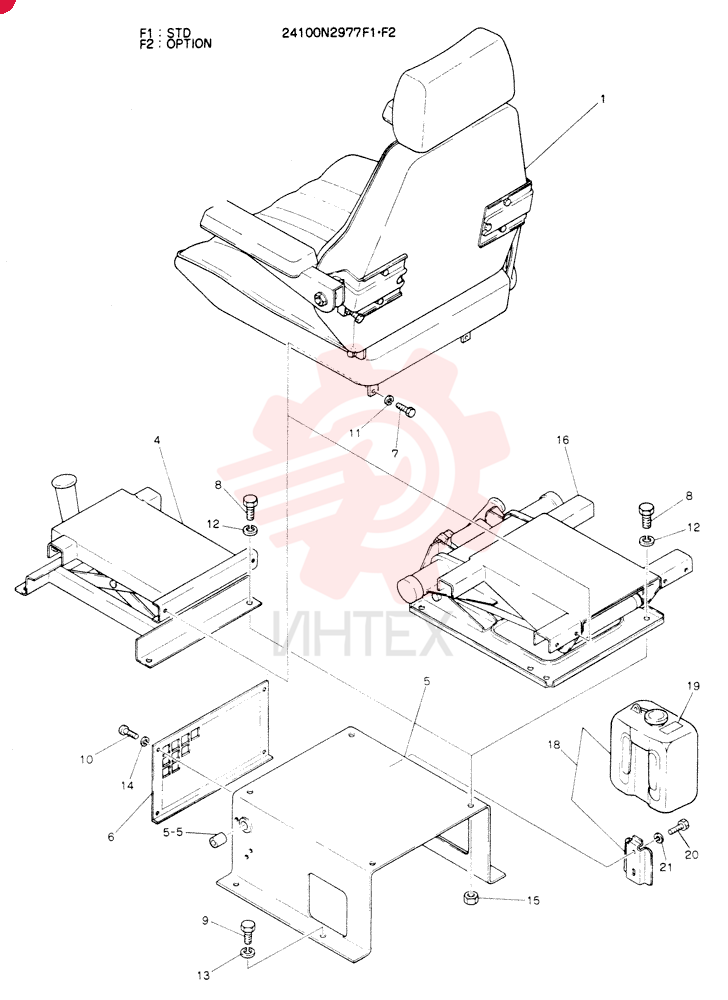SEAT ASSY 24100N2977F1