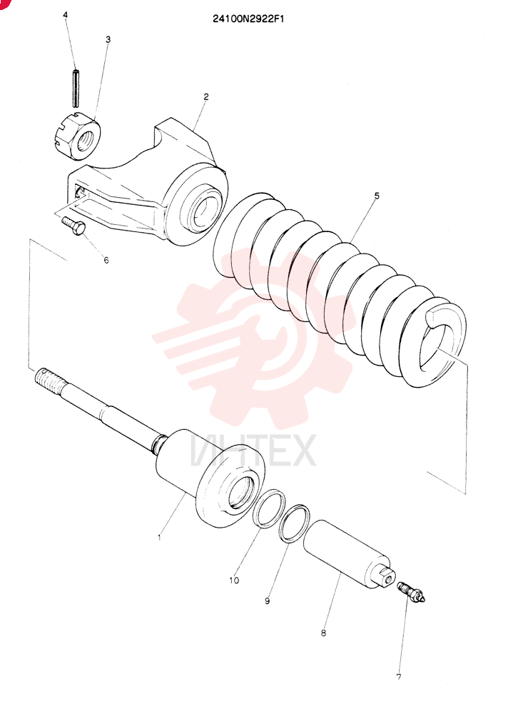 TRACK ASSY 24100N2922F1