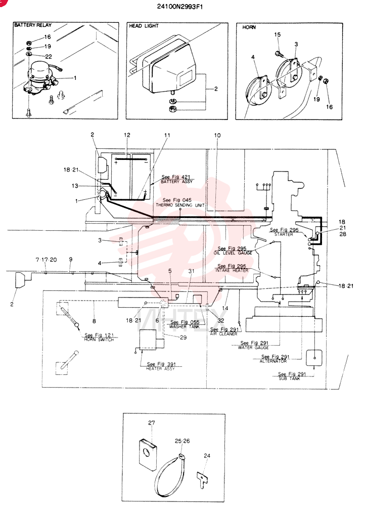 WIRING ASSY. ELEC 24100N2993F1