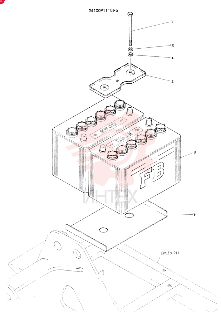 BATTERY ASSY 24100P111565
