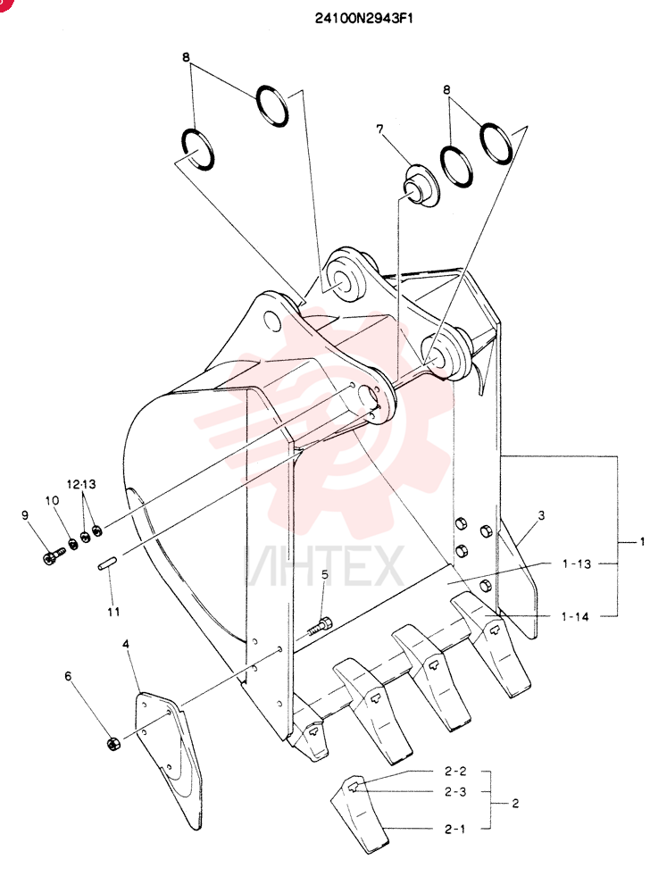 BUCKET ASSY 24100N2943F1