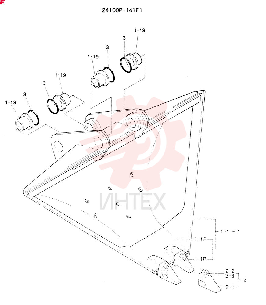 BUCKET ASSY 24100P1141P1