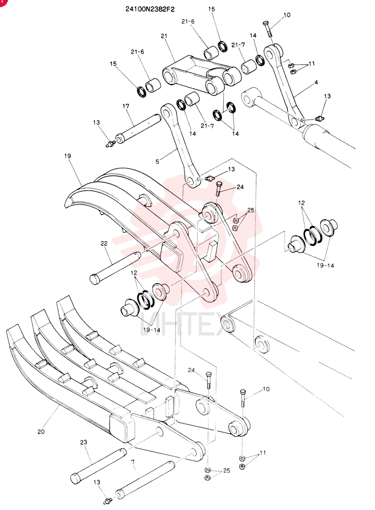 GRAPPLE ASSY,PORK 24100N2382F2