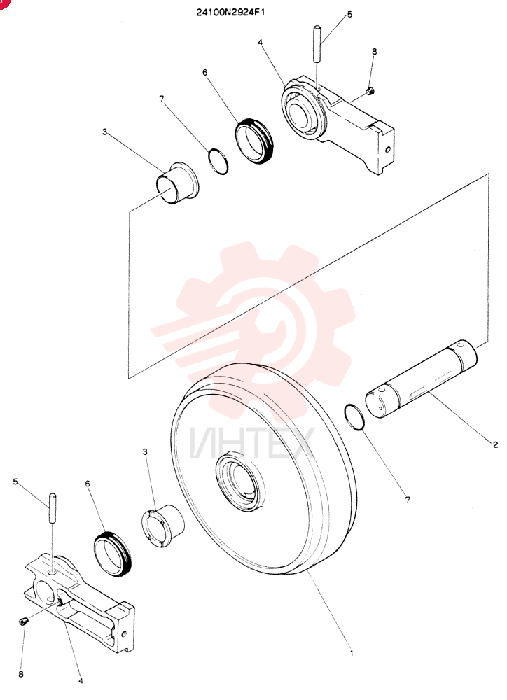 IDLER WHEEL 24100N2924F1
