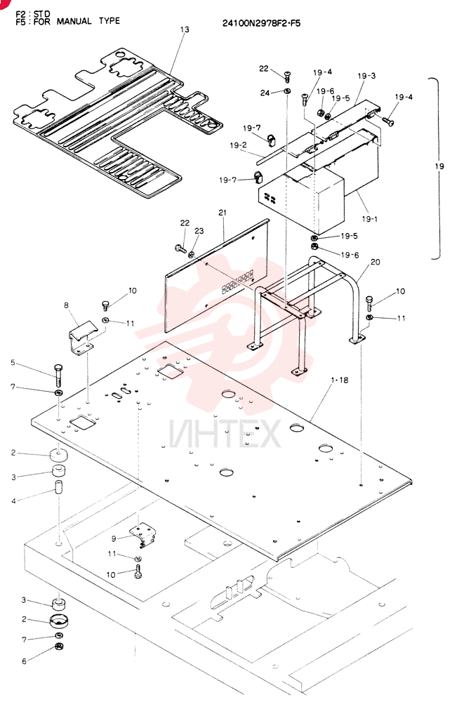 PLATE ASSY,FLOOR 24100N2978F2