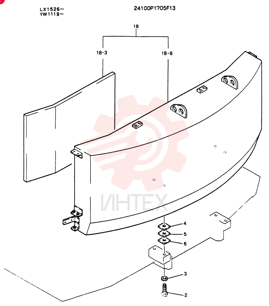 COUNTER WEIGHT ASSY 24100P1705F13