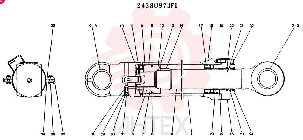 CYLINDER 2438U973F1