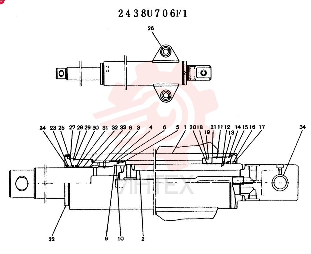CYLINDER ASSY 2438U706F1