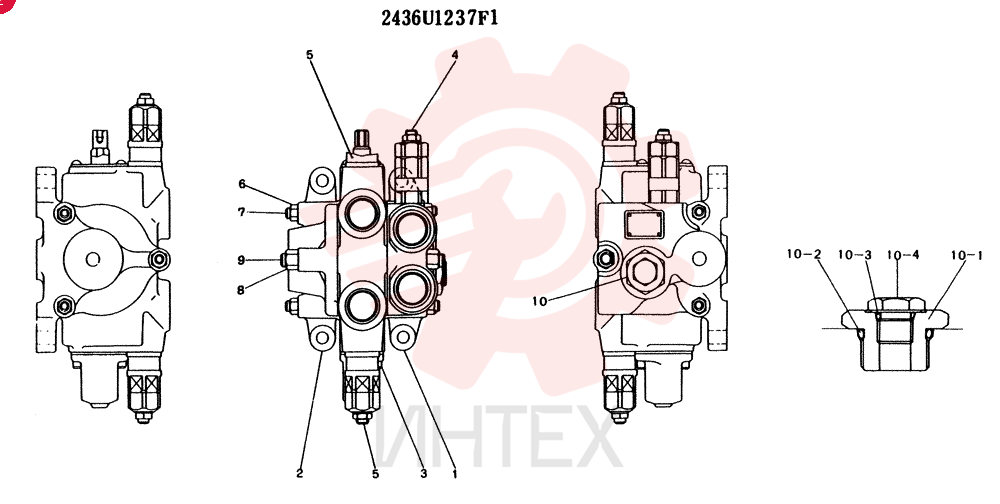 HYDRAULIC VALVE 2436U1237F1