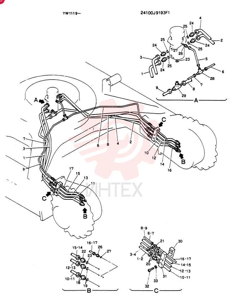 INSTAL HYOR LINES, LOW 24100J9193F1