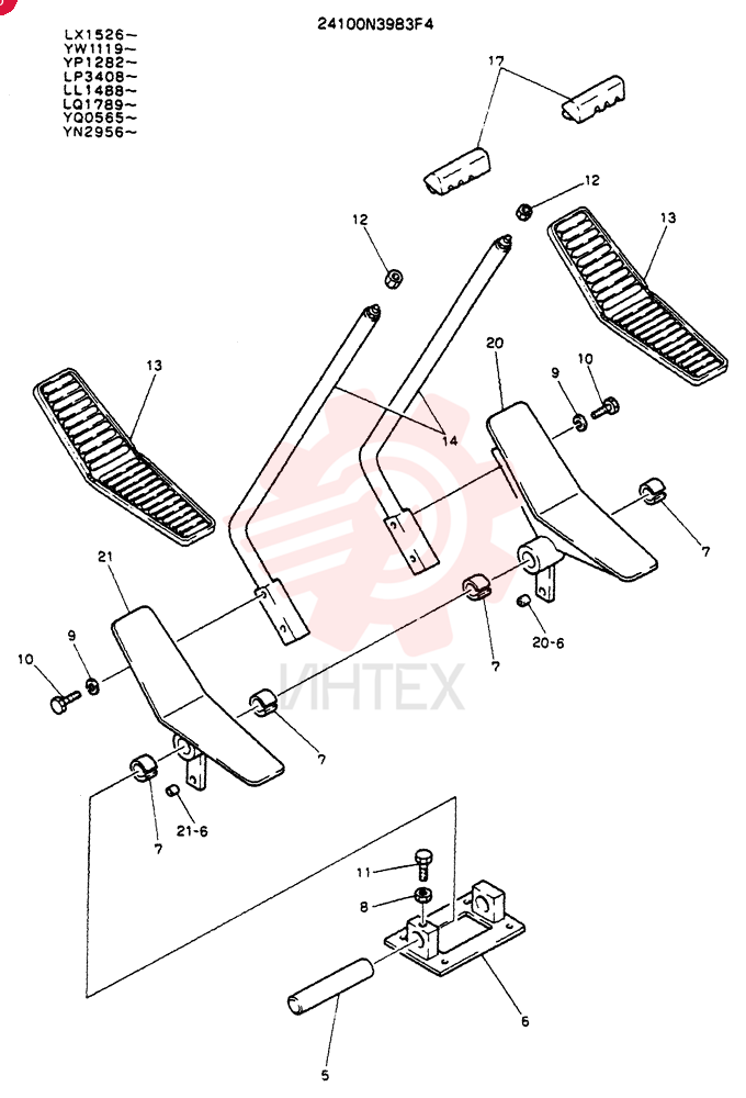 LEVER 24100N3983F4