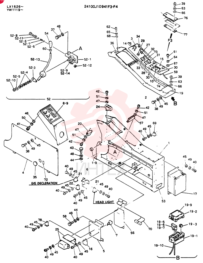 PANEL ASSY,INST 24100J10941F3