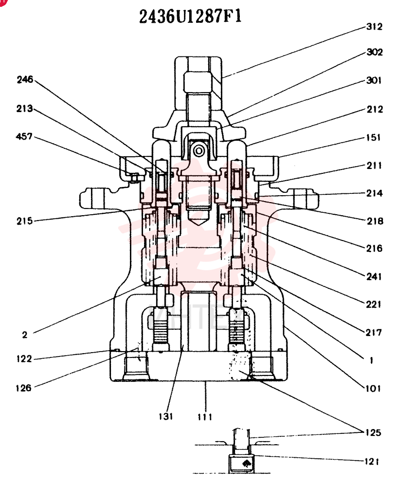 PILOT VALVE 2436U1287F1
