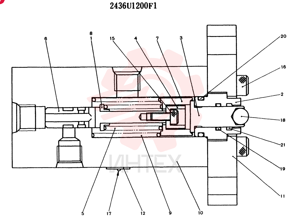 Схема (K904L) - MARK II EXCAVATOR ASN LX1526 (1/88-12/03) 2436U1200F1