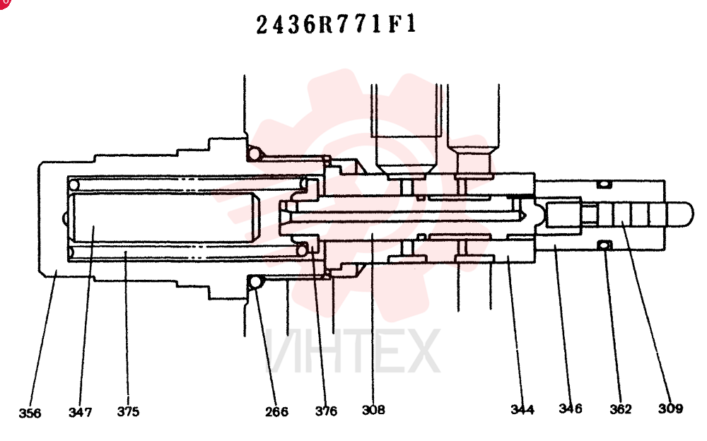 VALVE ASSY, RELIEF 2436R771F1