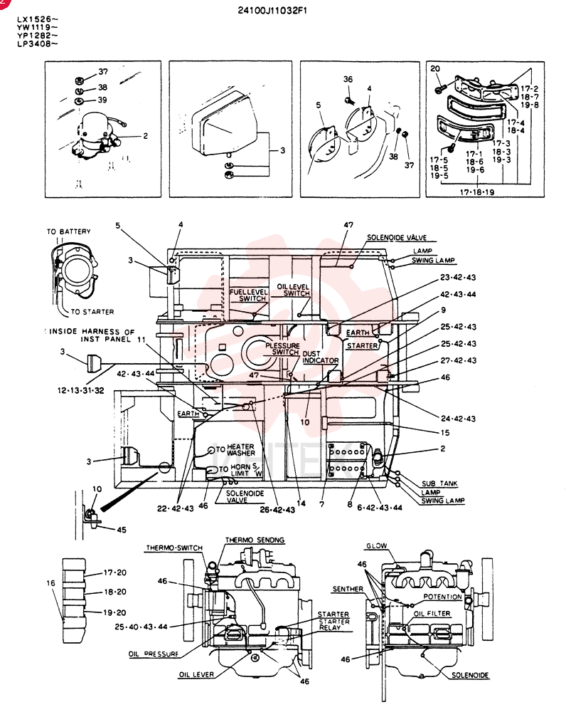 WIRING ASSY, ELEC 24100J11032F1