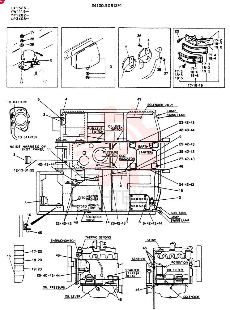 WIRING ASSY, ELEC 24100J10813F1