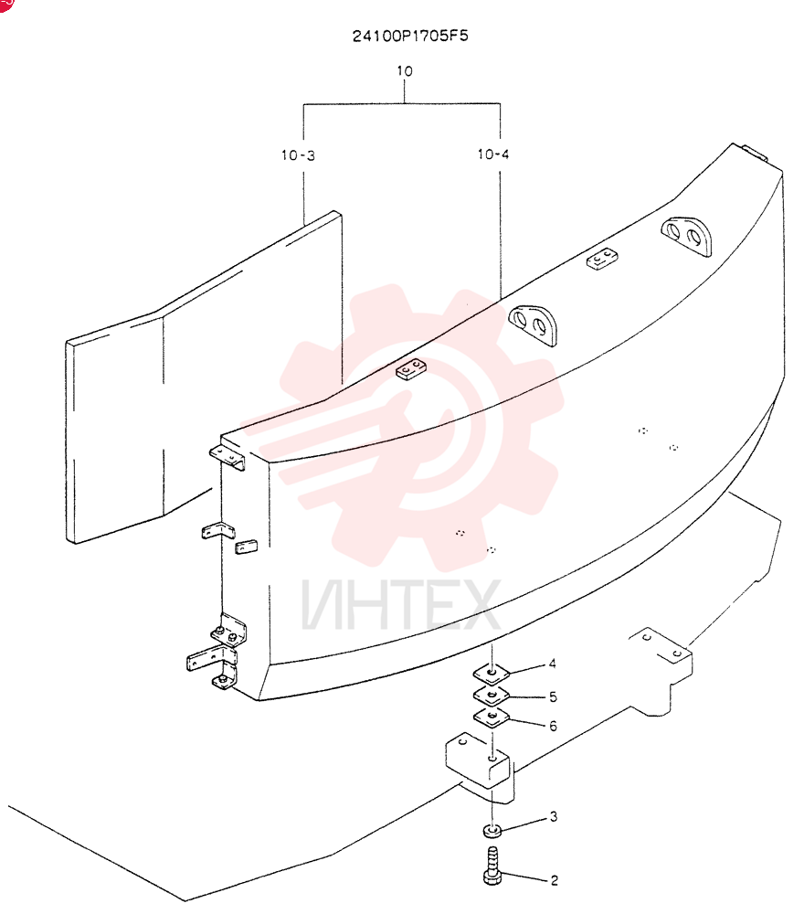 COUNTER WEIGHT ASSY 24100P1705F5