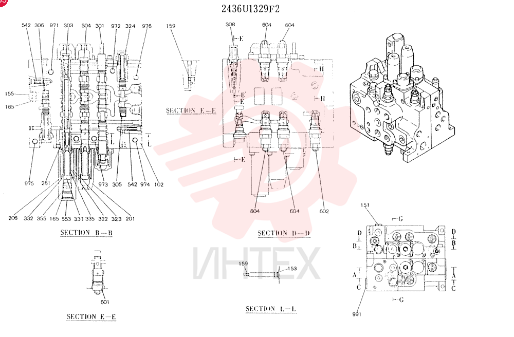 HYDRAULIC VALVE 2436U1329F2 (1)